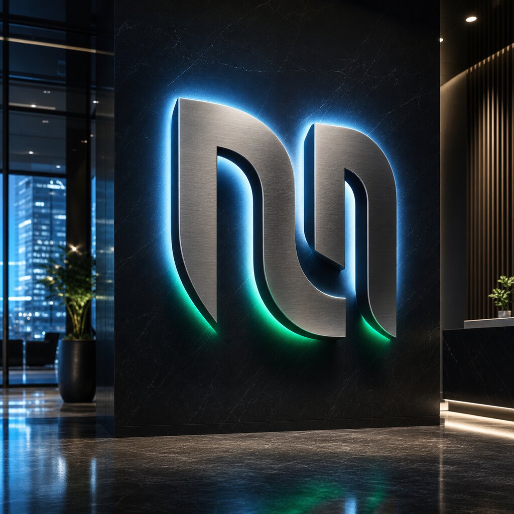 Corporate lobby signage project